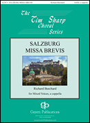 cover Salzburg Missa Brevis SATB choral sheet music cover
